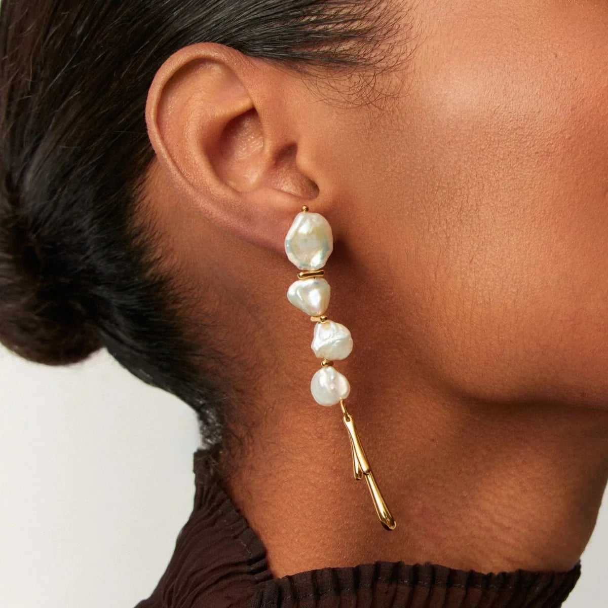 Lilia Pearl Angelic Earrings