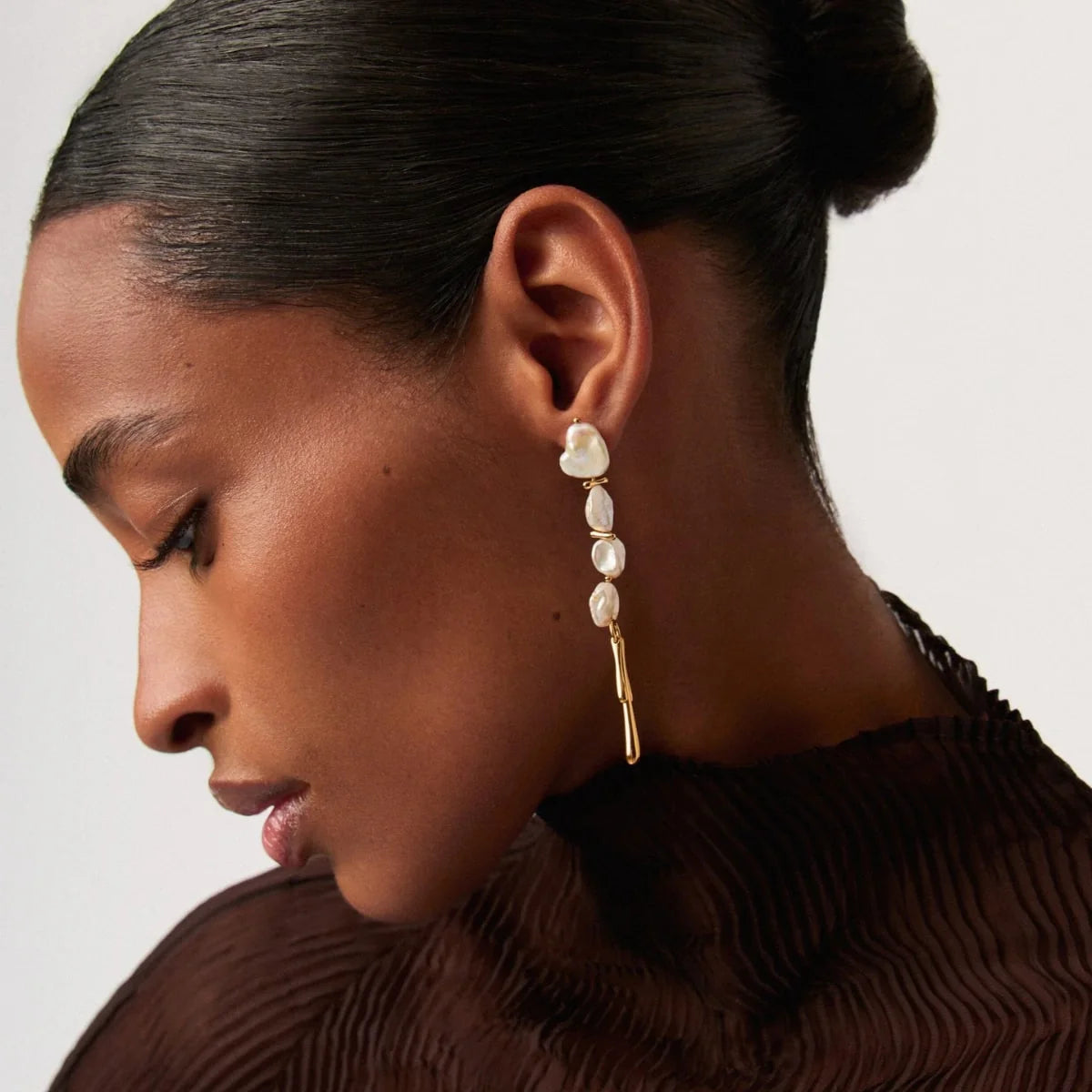 Lilia Pearl Angelic Earrings